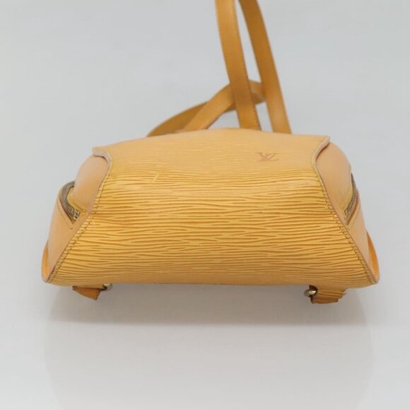 LOUIS VUITTON Epi Mabillon Backpack Yellow LV Auth - Picture 6 of 16
